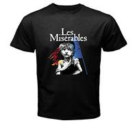 Les Miserables Broadway Show Musical Casual Round Neck T Shirt Black XXL