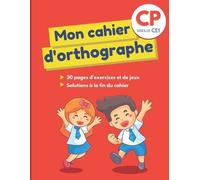 Les Monstres de Poche Publishing Mon cahier d'orthographe (Tascabile)