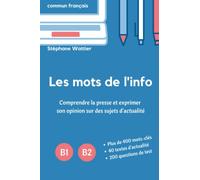 Les mots de l'info B1-B2
