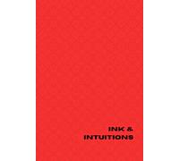 LES MOTS Notebook Journal - A5 Size, 144 Ruled Pages, 90 GSM Natural Shade, Hardcover: Ink & Intuitions (Red)
