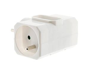 Les outils - 3-way multi-presa adattatore 2x16a bianco