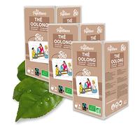 Les Papoteuses | Tè Oolong biologico dalla Cina | 72 Borse | Certificato biologico e del commercio equo e solidale | Set di 3 scatole da 24 bustine di foglie di tè Oolong