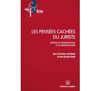 Les pensées cachées du juriste: Approche internationale et pluridisciplinaire