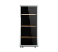 Les Petits Champs CAVC122 - Cantina di conservazione 122 bottiglie posa libera, capacità 242 l, design elegante, porta in acciaio inox, sistema termodinamico