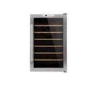 LES PETITS CHAMPS Cantinetta per vino CAVC48, 48 bottiglie, 128L, 6 ripiani in legno, temperatura regolabile da 4 a 18°C, raffreddamento termodinamico, design elegante, luce LED, vetro anti-UV