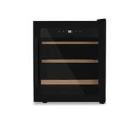 LES PETITS CHAMPS Cantinetta per vino da servizio 15 bottiglie CAVCB15, 46L, 4-18°C, nero