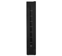 Les Petits Champs CAVSEB7 - Cantinetta da vino da incasso per 7 bottiglie, 22 L, porta in acciaio inox, temperatura regolabile da 5°C a 22°C, sistema termodinamico, luce LED, vetro anti-UV, 6 ripiani