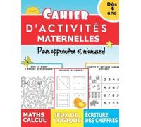 Les Petits Jeux Cahier d'activités Maternelles dès 4 ans pour appren (Tascabile)