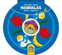 Les plus beaux Mandalas pour les enfants: Volume Bleu 6