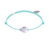 LES POULETTES BIJOUX - Bracciale Collegamento Piccolo Pesce in Madreperla - Turchese