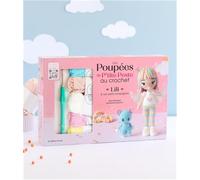 Les poupées de P'tite peste au crochet - Lili & son compagnon: Coffret avec 1 livre, 5 pelotes, 1 crochet, de la ouate, du fil à broder et 1 aiguille