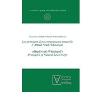 Les Principes de la Connaissance Naturelle d'Alfred North Whi (Copertina rigida)