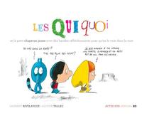 Les Quiquoi et le petit chaperon jaune avec des bandes réfléchissantes pour qu'on la voie dans la nuit