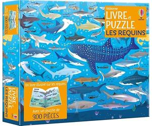 Les requins - Coffrets livre et puzzle - Dès 7 ans