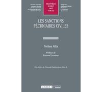 Les sanctions pécunières civiles: Tome 615