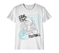 Les Schtroumpfs Bosmurfts006 T-Shirt, Bianco, 6 Anni Bambini e Ragazzi