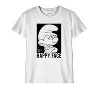 Les Schtroumpfs Bosmurfts011 T-Shirt, Bianco, 6 Anni Bambini e Ragazzi