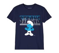 Les Schtroumpfs Bosmurfts017 T-Shirt, Navy, 12 Anni Bambini e Ragazzi