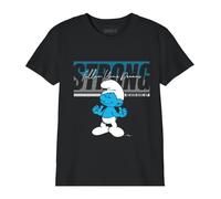 Les Schtroumpfs Bosmurfts017 T-Shirt, Nero, 14 Anni Bambini e Ragazzi