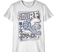 Les Schtroumpfs Bosmurfts018 T-Shirt, Grigio Melange, 6 Anni Bambini e Ragazzi