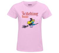 Les Schtroumpfs Maglietta da Donna, Rosa, XXL