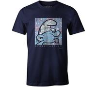 Les Schtroumpfs Mesmurfts004 T-Shirt, Navy, S Uomo