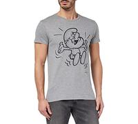 Les Schtroumpfs Mesmurfts009 T-Shirt, Grigio Melange, XS Uomo