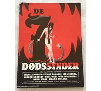 Les sept péchés capitaux Michèle Morgan Rosay Romance 1952 Danish Movie...