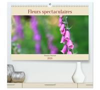 Les spectaculaires fleurs du jardin et d'ailleurs (Calendrier mural 2026 DIN A2 vertical) calendrier de bureau: Voici le monde coloré et spectaculaire des fleurs.