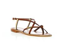 Les Tropéziennes, Monaco, Sandali da Donna, Marrone (tan/or), 37 EU