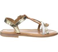 Les Tropéziennes par M. Belarbi Bada, Sandali con Cinturino alla Caviglia Bambino, Oro (Or/Multi), 33 EU