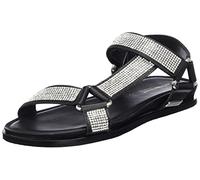 LES TROPEZIENNES PAR M. BELARBI Caspy, Sandali Donna, Nero-Noir Argent, 36 EU