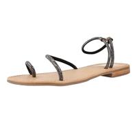 Les Tropeziennes Hodaxa, Scarpe Città Sandalo Donna, Argento Scuro, 39 EU