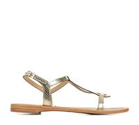 Les Tropéziennes par M. Belarbi Hamat C047, Sandali Donna, Oro (Or/Serpent), 36 EU