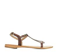 Les Tropéziennes par M. Belarbi Hamess, Sandali con Chiusura sul Retro Donna, Marrone (Dark Brown), 38 EU