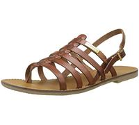 Les Tropéziennes par M. Belarbi Herilo, Sandali con Chiusura sul Retro Donna, Marrone (Tan), 38 EU