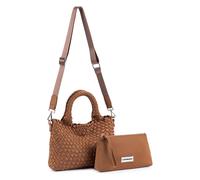 Les Visionnaires Elia Petite Neoweave - Borsa a mano 30 cm (cognac) marrone
