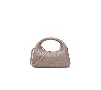LES VISIONNAIRES Borsa in pelle - Borsa a mano SADIE GRANDE WEAVE SILKY beige