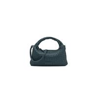 LES VISIONNAIRES Borsa in pelle - Borsa a mano SADIE GRANDE WEAVE SILKY verde scuro