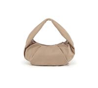 LES VISIONNAIRES Borsa in pelle - Hobo GRETA ESSENTIAL SILKY crema