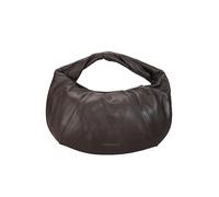 LES VISIONNAIRES Borsa in pelle - Hobo GRETA ESSENTIAL SILKY marrone