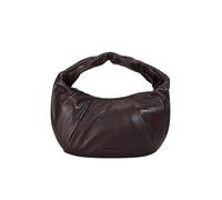 LES VISIONNAIRES Borsa in pelle - Hobo GRETA ESSENTIAL SILKY rosso scuro