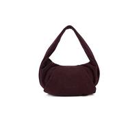 LES VISIONNAIRES Borsa in pelle - Hobo GRETA rosso scuro