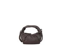 LES VISIONNAIRES Borsa in pelle - Mini Bag GRETA MINI ESSENTIAL SILKY marrone