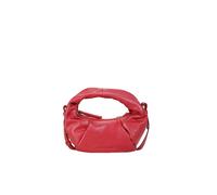 LES VISIONNAIRES Borsa in pelle - Mini Bag GRETA MINI ESSENTIAL SILKY rosso