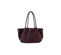 LES VISIONNAIRES Borsa in pelle - Shopper BONNIE GRANDE rosso scuro