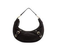 Les Visionnaires Enya Cozy Borsa hobo marrone scuro, Rauleder, donna