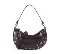Les Visionnaires Enya Rivet Glossy Mini Borsa a spalla melanzana, pelle, donna