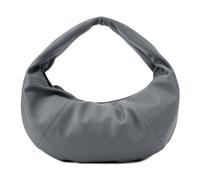LES VISIONNAIRES Greta Borsa a spalla Vera Pelle 42 cm grigio