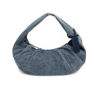 Les Visionnaires Greta Denim Essential Borsa hobo blu, cotone, donna